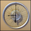 Large Wheel and Cassette Bicycle Clock