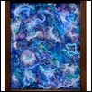 OCEAN WAVES -- Artist: Marsha Hansen Size: 8" x 10" Medium: Fiber, Jewellry/Wearable Art Price: $65.00