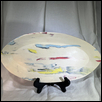 COLOR ME SKY #2 -- Artist: Pamela Anderson Size: 16.5" X 8.5" Medium: Ceramic Price: $85.00