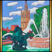Plaza Fountain Sculpture