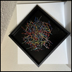 ON BLACK -- Artist: susan freeland Size: 13" x 13" Medium: Glass Price: $215.00