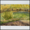 STROLLING BY THE LAKE -- Artist: Sharon Wagner Size: 14" x 11" Medium: Oil Price: $150.00