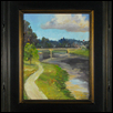 SUNSET AT MARY WILLIAMS-NEAL COMMUNITY -- Artist: Karen Case Size: 11" x 14" Medium: Oil Price: $375.00