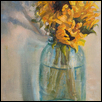 SUNFLOWERS -- Artist: Karen Case Size: 9" x 12" Medium: Oil Price: $350.00