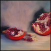 POMEGRANATE -- Artist: Karen Case Size: 12" x 9" Medium: Oil Price: $325.00