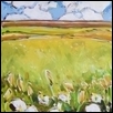 FLOWERING BEFORE THE PRAIRIE -- Artist: Mike Savage Size: 22" x 28" Medium: Acrylic Price: $1,295.00