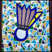 KANSAS STATE BIRDIE -- Artist: Katrina Dudek-Schubach Size: 18" x 24" Medium: Acrylic Price: $400.00