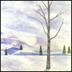 WINTER WIND -- Artist: Aerin Sentgeorge Size: 17" x 22" Medium: Mixed Media Price: $600.00