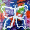 BUTTERFLY I -- Artist: Renae Oakes Size: 12" x 12" Medium: Acrylic Price: $150.00