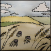 PEACEFUL PRAIRIE -- Artist: Lorna Stroup Size: 9&rdquo; x 12&rdquo; Medium: Watercolor Price: $125.00