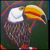 TOUCAN -- Artist: Francis Sponsler Size: 18" x 24" Medium: Acrylic Price: $300.00