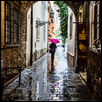 RAIN IN BUDAPEST -- Artist: Tom Arnhold Size: 24" x 16" Medium: Photography Price: $375.00