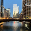 Chicago River Early in the Morning