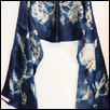 BLUE SCARF BY GEN KEIGHLEY -- Artist: Folly Theater Size: 14" x 69" Medium: Fiber, Jewellry/Wearable Art Price: $60.00