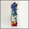 CREATION SLIVER -- Artist: Marie Tabler Size: 9" x 32" Medium: Glass Price: $3,500.00