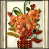 FROM THE GARDEN -- Artist: Kathi Grose Size: 14" x 17" Medium: Glass Price: $285.00