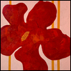POPPY -- Artist: Panne Ally Size: 30" x 30" Medium: Acrylic Price: $1,575.00
