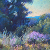 BACK BORDER SPLENDER -- Artist: Mike Flora Size: 8" x 8" Medium: Pastel Price: $450.00