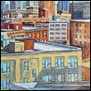 STACKED KC #2 -- Artist: Matt Kube Size: 21" x 24" Medium: Acrylic Price: $1,800.00