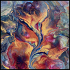 ALL AGLOW -- Artist: Katherine Faulk Size: 8" x 8" Medium: Acrylic Price: $90.00