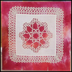 REMEMBER -- Artist: Kathy Pflaum Size: 10" x 10" Medium: Fiber, Jewellry/Wearable Art Price: $80.00