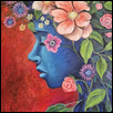 BEAUTY OBSCURED -- Artist: Robin Urton Size: 16" x 20" Medium: Acrylic Price: $900.00