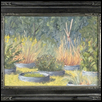 LATE SUMMER RAISED BEDS -- Artist: Dave Senter Size: 12" x 9" Medium: Oil Price: $250.00