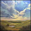 DOWN IN THE VALLEY -- Artist: Cathie Thompson Size: 30" x 30" Medium: Oil Price: $1,700.00