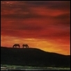 Horses on a Hill