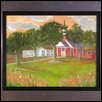 CHURCH ACROSS THE WAY -- Artist: Leigh Coffman Size: 14" x 11" Medium: Oil Price: $295.00