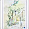 GAZEBO - DISCOVERY CENTER -- Artist: Kathleen Connors Size: 12" x 9" Medium: Watercolor Price: $225.00