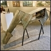 PICASSO'S GUITAR -- Artist: butch Murphy Size: 13" x 53" x 87" Medium: Steel Price: $3,500.00