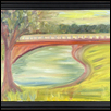 BRIDGE OVER BRUSH CREEK -- Artist: Elisabeth Sauer Size: 10" x 8" Medium: Oil Price: $300.00