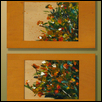 FLOWER POWERS (DIPTYCH) -- Artist: Tarin Eicher Size: 7" x 12" Medium: Mixed Media Price: $500.00