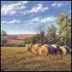 HAY BALE ASSEMBLY -- Artist: Jean Terry Size: 14" x 11" Medium: Pastel Price: $525.00 ***SOLD***