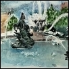 CITY OF FOUNTAINS -- Artist: Marilyn York Size: 14" x 11" Medium: Watercolor Price: $250.00