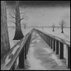 Frozen Lake Bridge