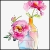 Pink Peonies in Vases