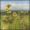 SUMMER IN THE HILLS -- Artist: Elizabeth Shattuck Size: 8" x 8" Medium: Other Price: $275.00