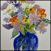 SUMMERTIME DELIGHTS -- Artist: Regina Hellebuyck Size: 5" x 7" Medium: Watercolor Price: $165.00