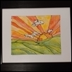NEURO SUNRISE -- Artist: Brooke Wangwe Size: 14" x 11" Medium: Watercolor Price: $300.00