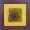Sunflower with 3D Bee