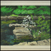 STILL WATER AND STONE -- Artist: Leonard Herman Size: 20" x 16" Medium: Acrylic Price: $375.00