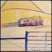 THERE'S A GATE -- Artist: Elnora Nokes Size: 18" x 24" Medium: Mixed Media Price: $600.00