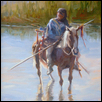 Indian in the Water-Study