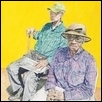 AFRICAN AMERICAN GOTHIC -- Artist: Anthony High Size: 18" x 24" Medium: Color Pencil / Ink Price: $2,500.00