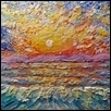 OCEAN SUNSET -- Artist: Sherri Buerky Size: 8" x 10" Medium: Acrylic