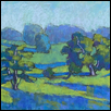 EVENING SHADOWS. LOOSE PARK16 KCMO -- Artist: jhulan mukharji Size: 12" x 16" Medium: Pastel Price: $900.00
