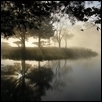 Duck Island in Morning Mist