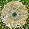 DAISY MANDALA -- Artist: Wendy Delzeit Size: 14" x 11" Medium: Digital Media Price: $175.00